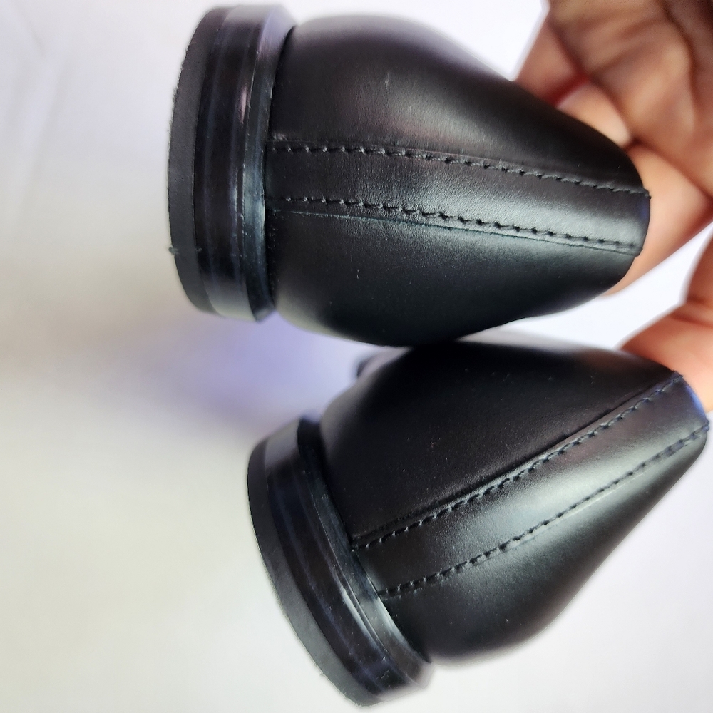 Everlane Elegant Leather Black and White Loafers 6.5 - Picture 6 of 9